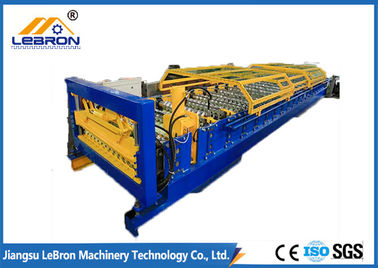 GI And GL Material Glazed Tile Roll Forming Machine , Joint Hidden Roof Panel Roll Forming Machine