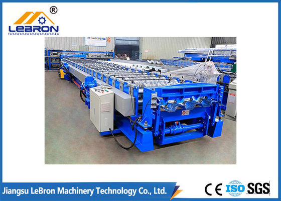 HDG Metal Floor Deck Roll Forming Machine 12 - 15m/Min Speed
