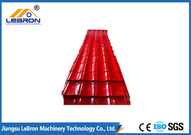 Energy Saving Glazed Tile Roll Forming Machine , Glazed Tiles Manufacturing Machine