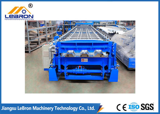 HDG Metal Floor Deck Roll Forming Machine 12 - 15m/Min Speed